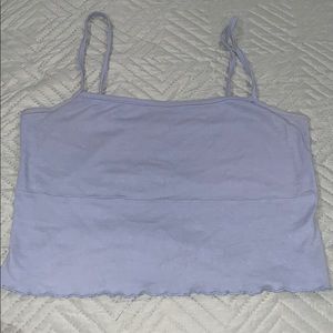 BRANDY MELVILLE BLUE CROP TOP SIZE SMALL